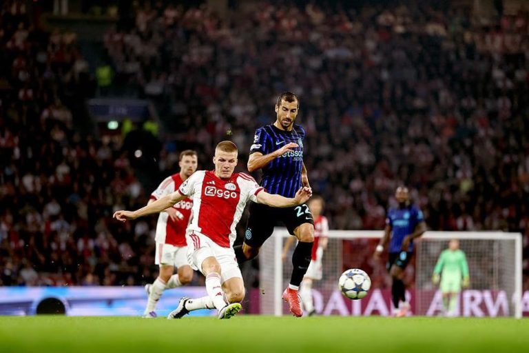 AFC Ajax vs Inter Milan (02:00 – 18/09) | Xem lại trận đấu